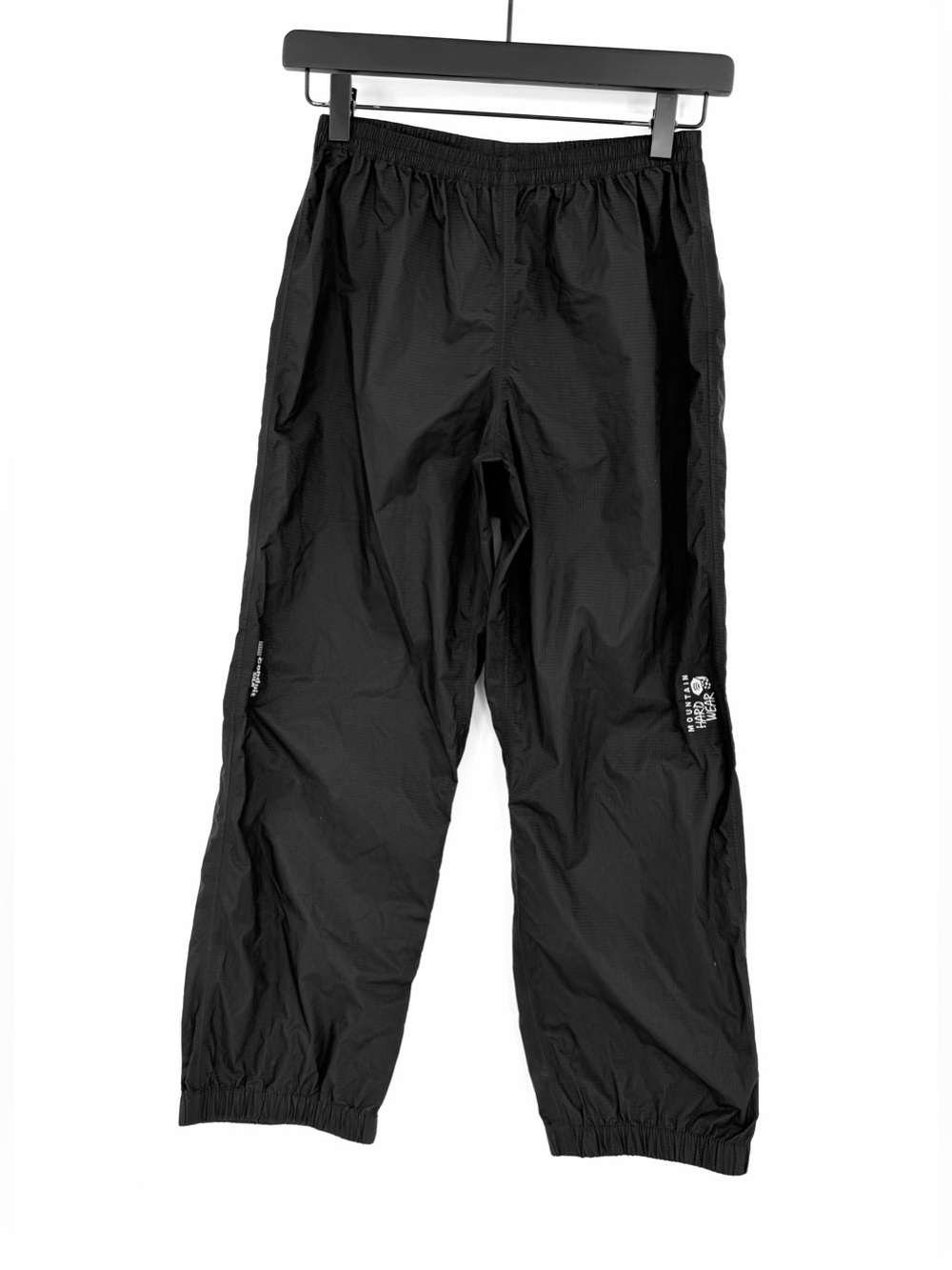 MOUNTAIN HARDWARE Conduit Silk Rain Pants Black Youth M